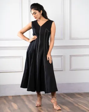 A-LINE ANCHORED DRESS