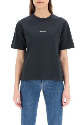 Acne studios logo print t-shirt