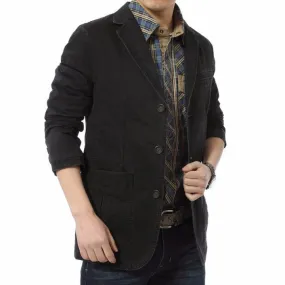 Autumn Summer Casual Denim Men's Blazer