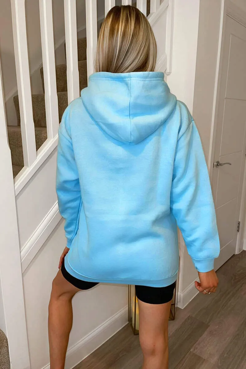 Baby Blue Essential Oversized Hoodie