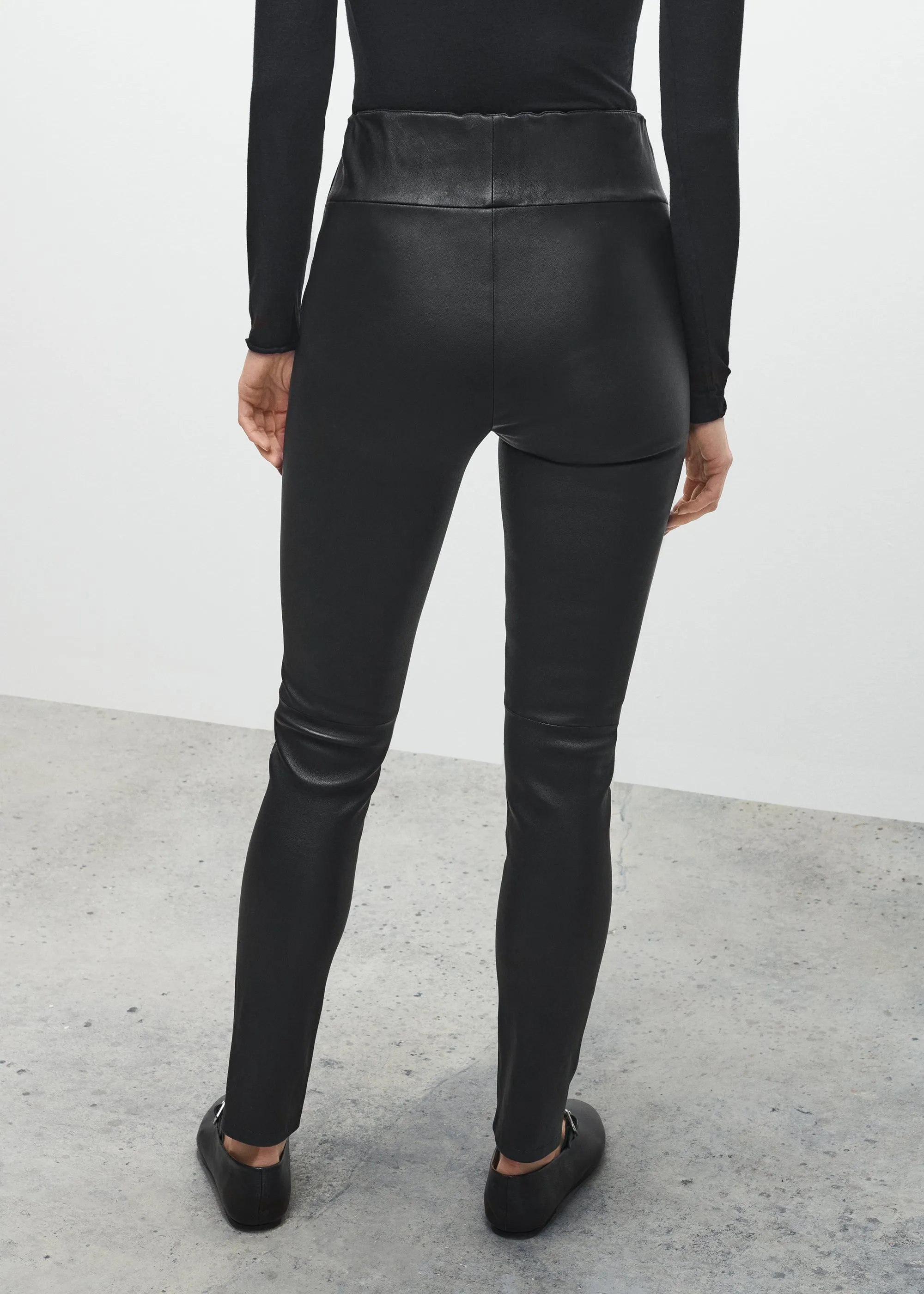 BELLENORA | Leather high rise legging