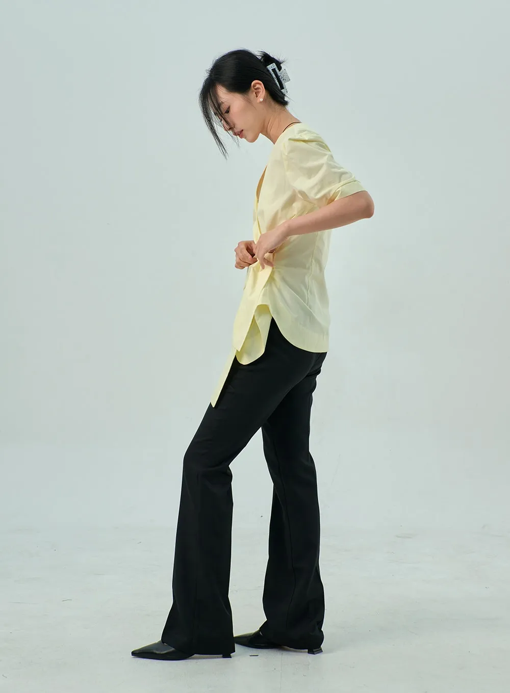 Bootcut Tailored Pants OY310