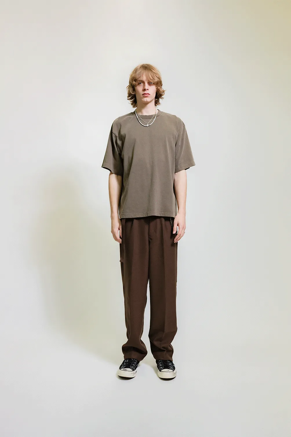 Boxy Tee - Brown