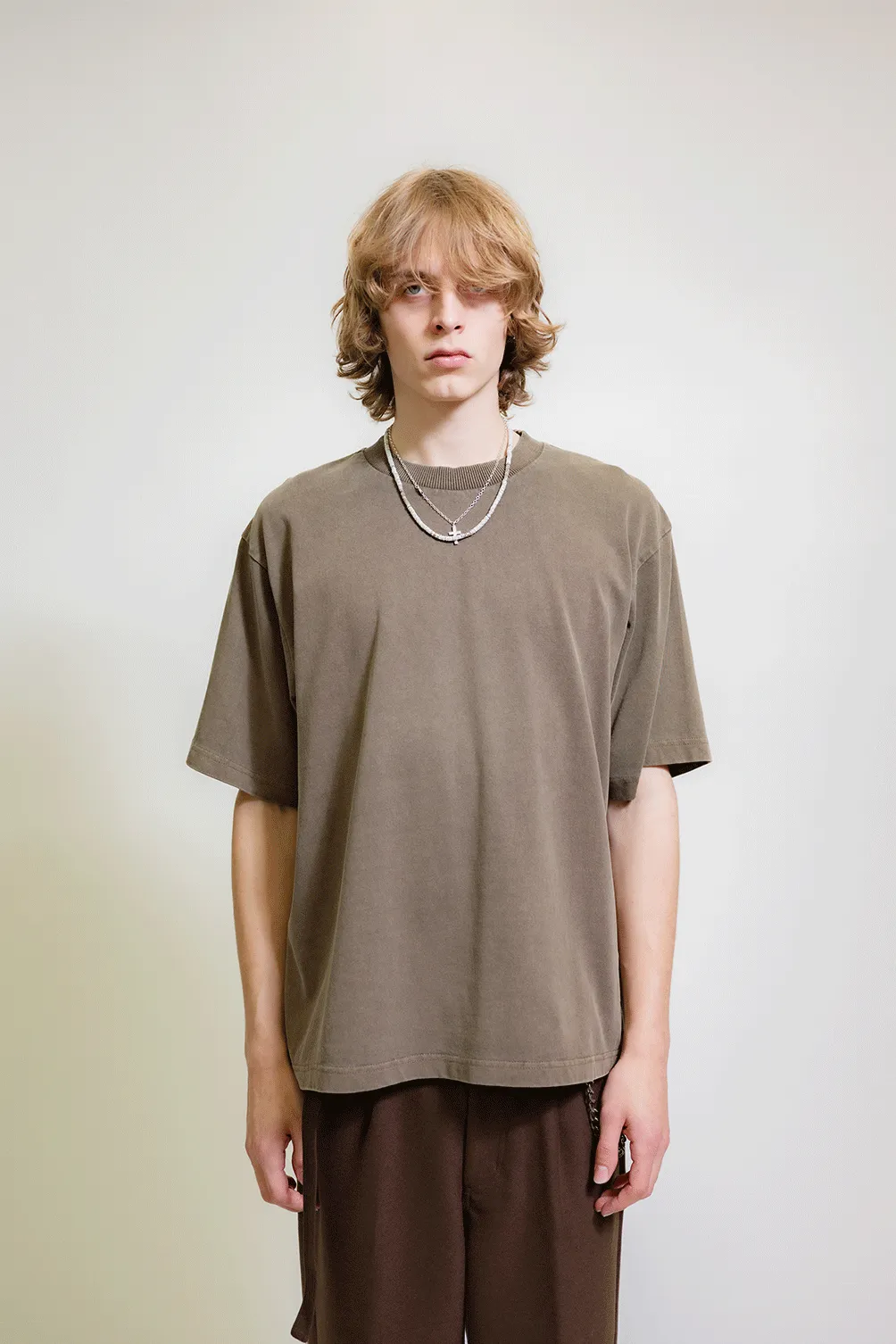 Boxy Tee - Brown