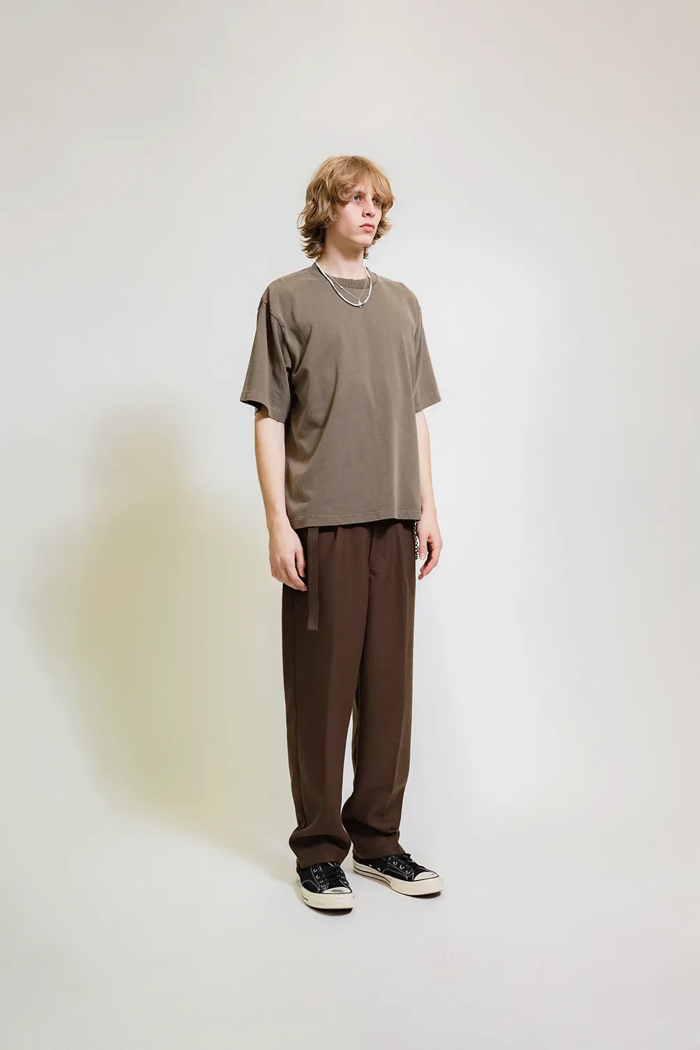 Boxy Tee - Brown