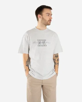 Boxy Tee - Grey Melange Hk