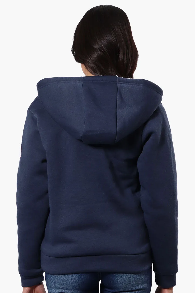 Canada Weather Gear Fleece Lined Zip Up Hoodie - Navy