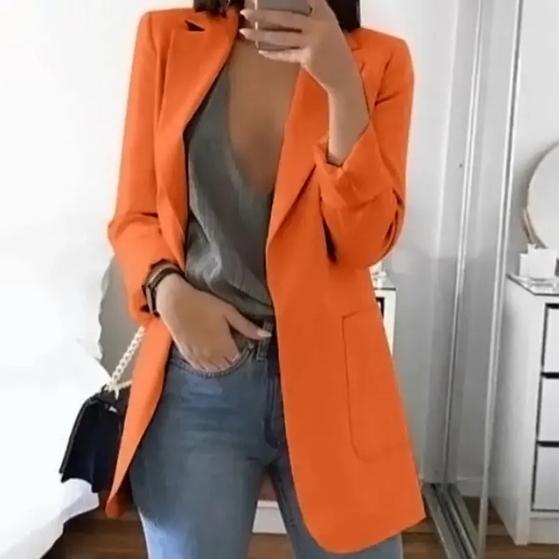 Casual Slim Lapel Coat Cardigan Blazers