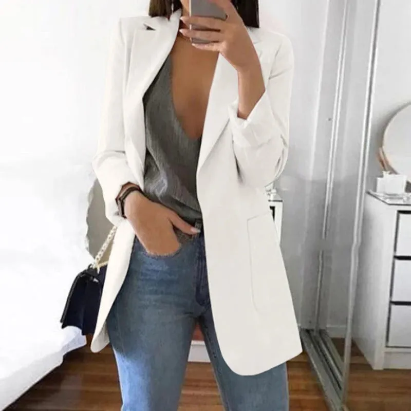 Casual Slim Lapel Coat Cardigan Blazers