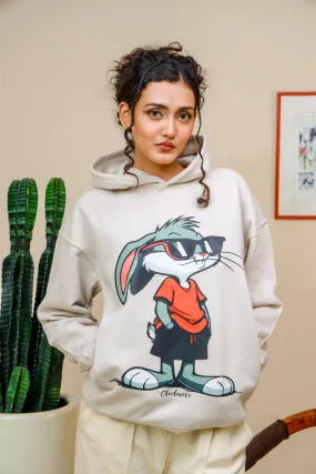 COOL BUNNY OVERSIZED HOODIE