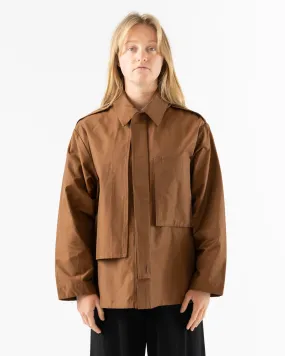 Cordera Utility Trench Jacket in Brown