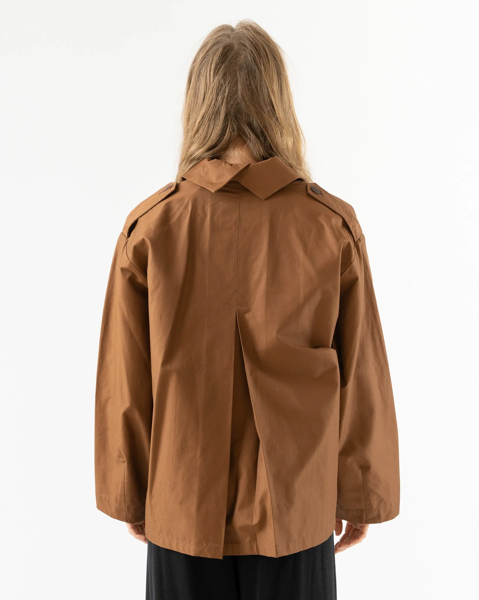 Cordera Utility Trench Jacket in Brown