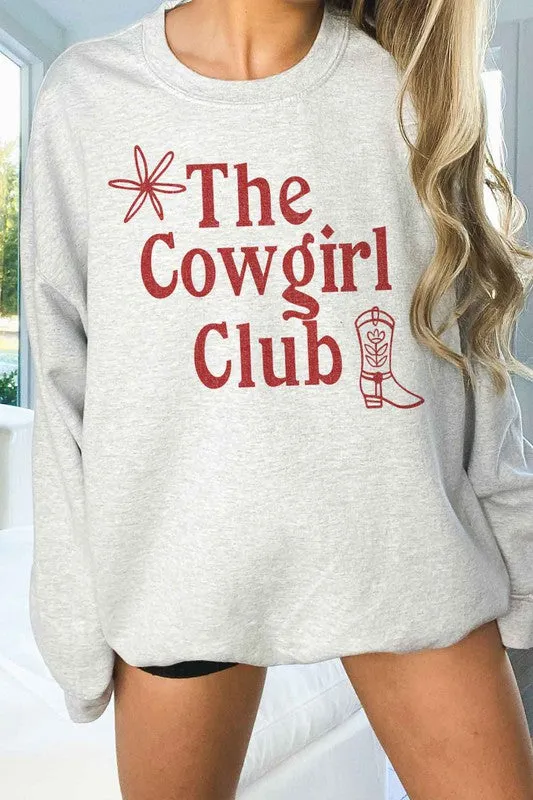 COWGIRL CLUB OVERSIZED SWEATSHIRT