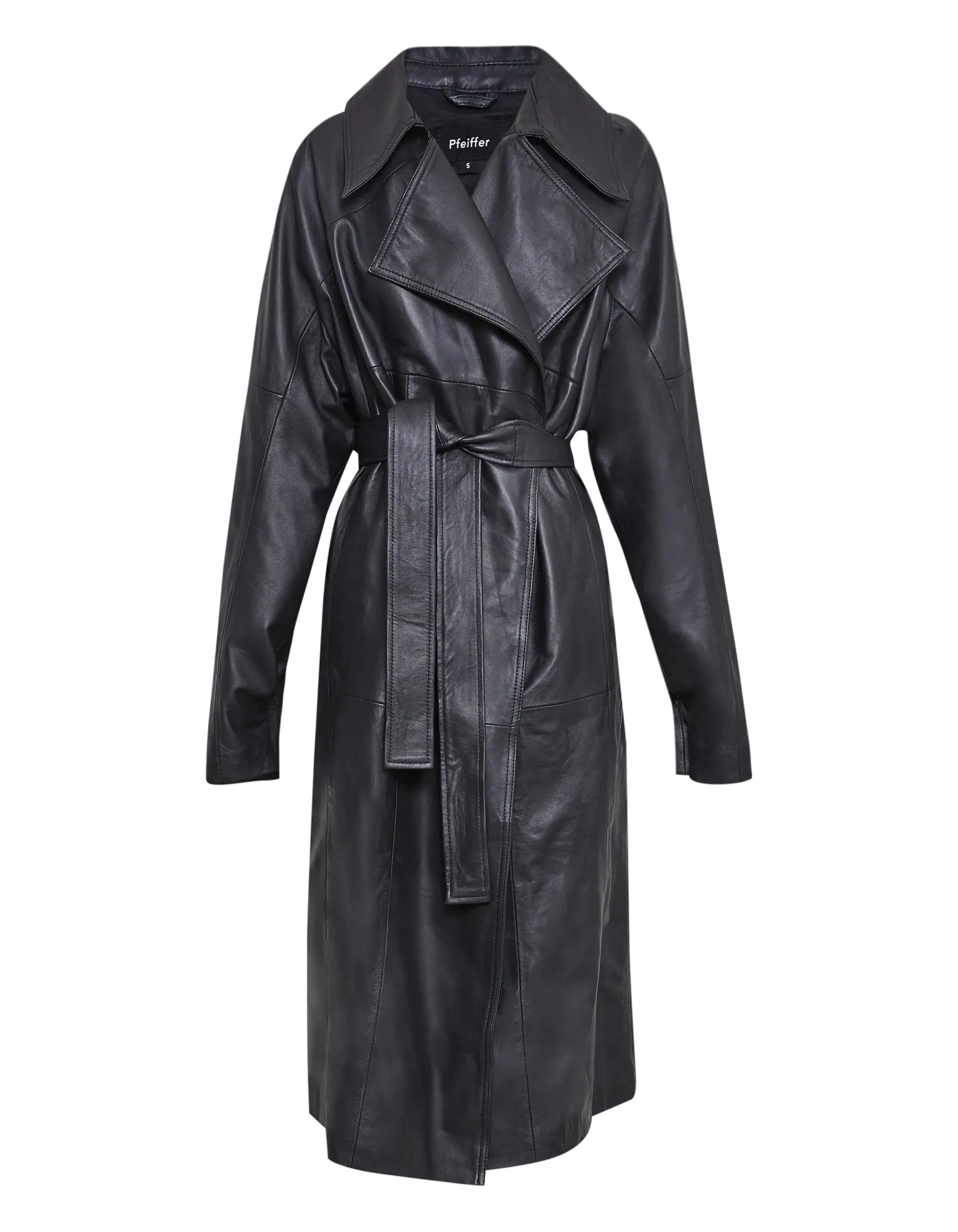 Felix Leather Trench