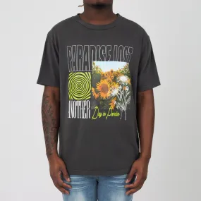 FIELD OF PARADISE PREM TEE CHARCOAL