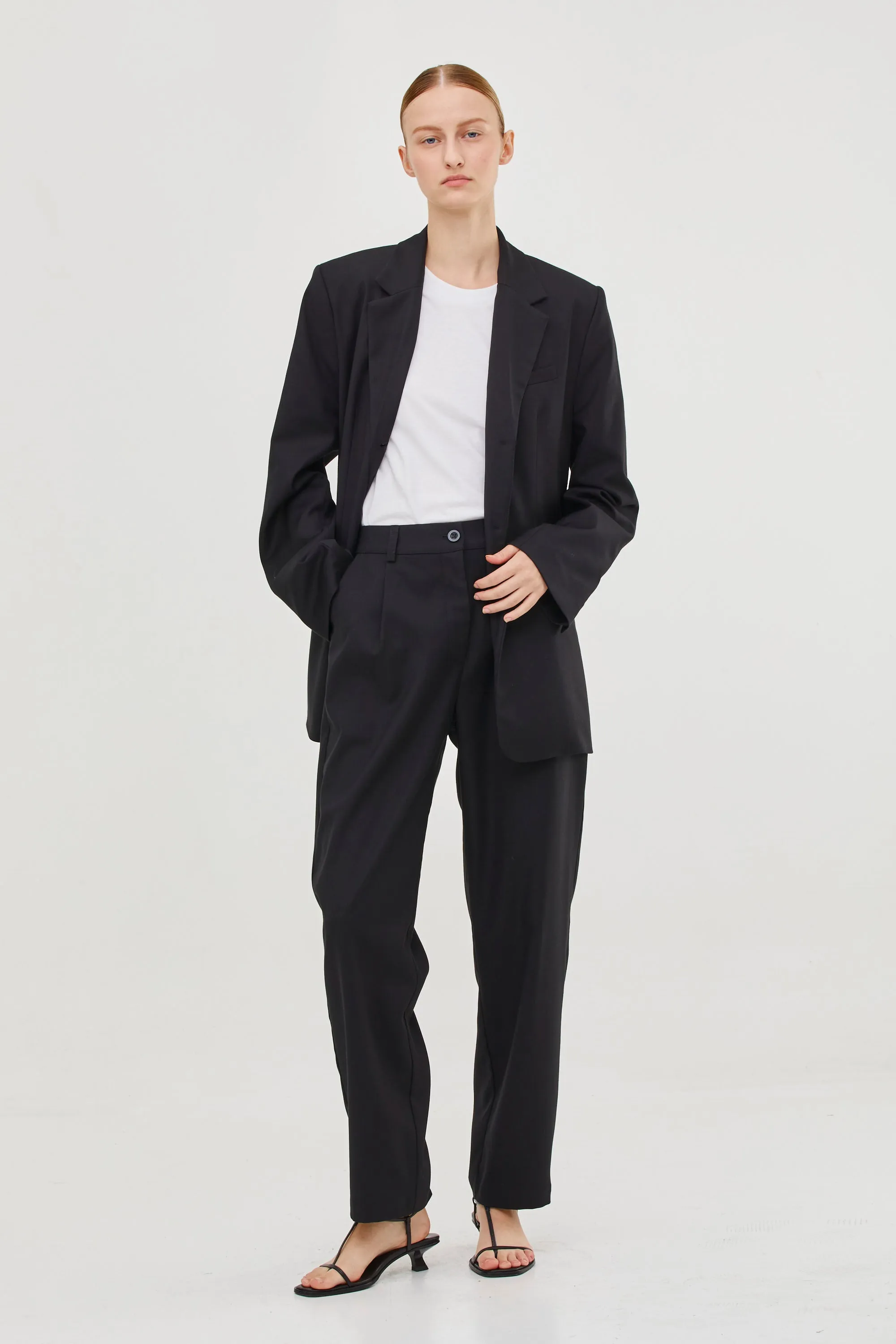 Harry Tailored Pants Black