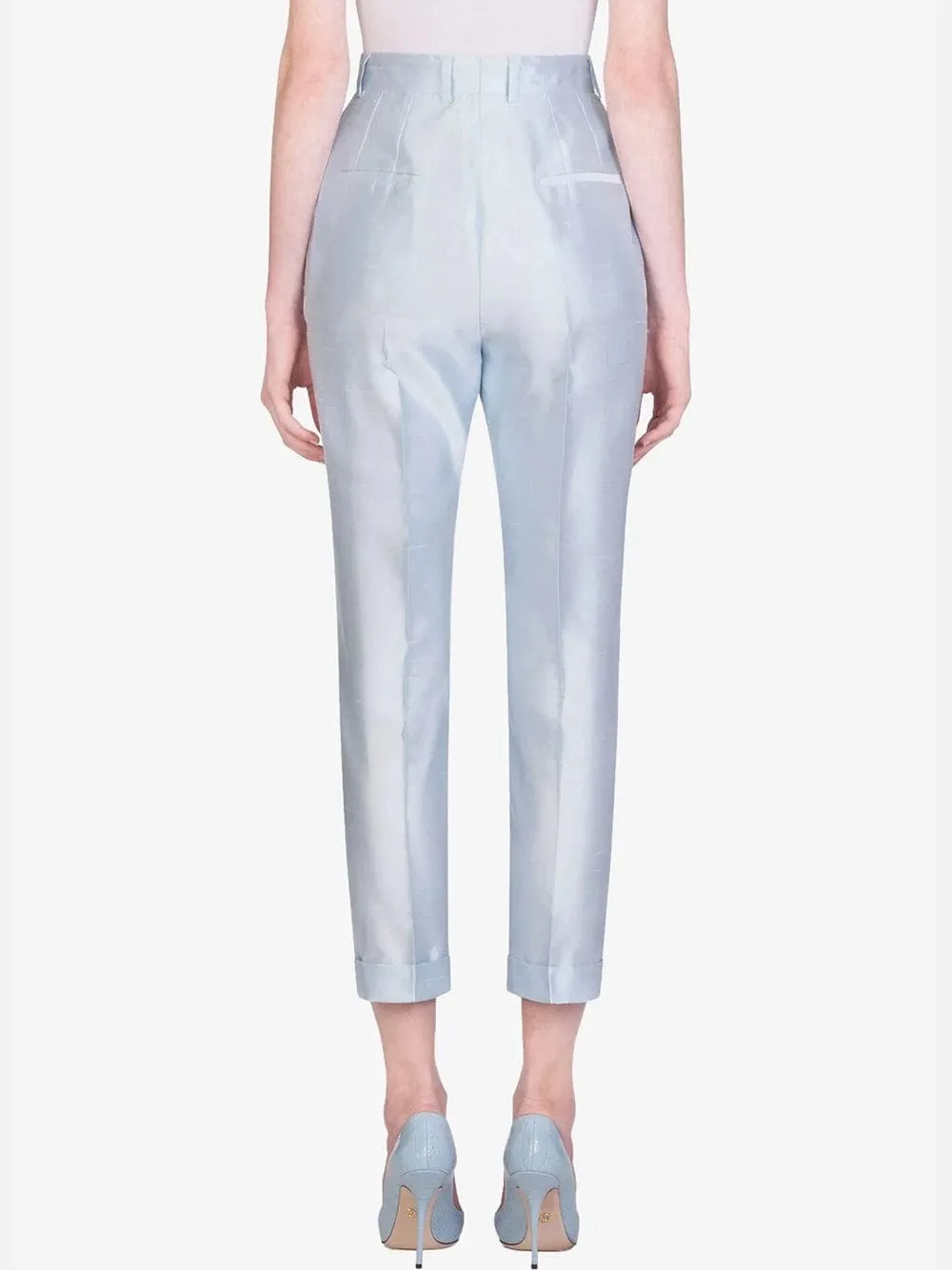 High-Waist Tailored Trousers