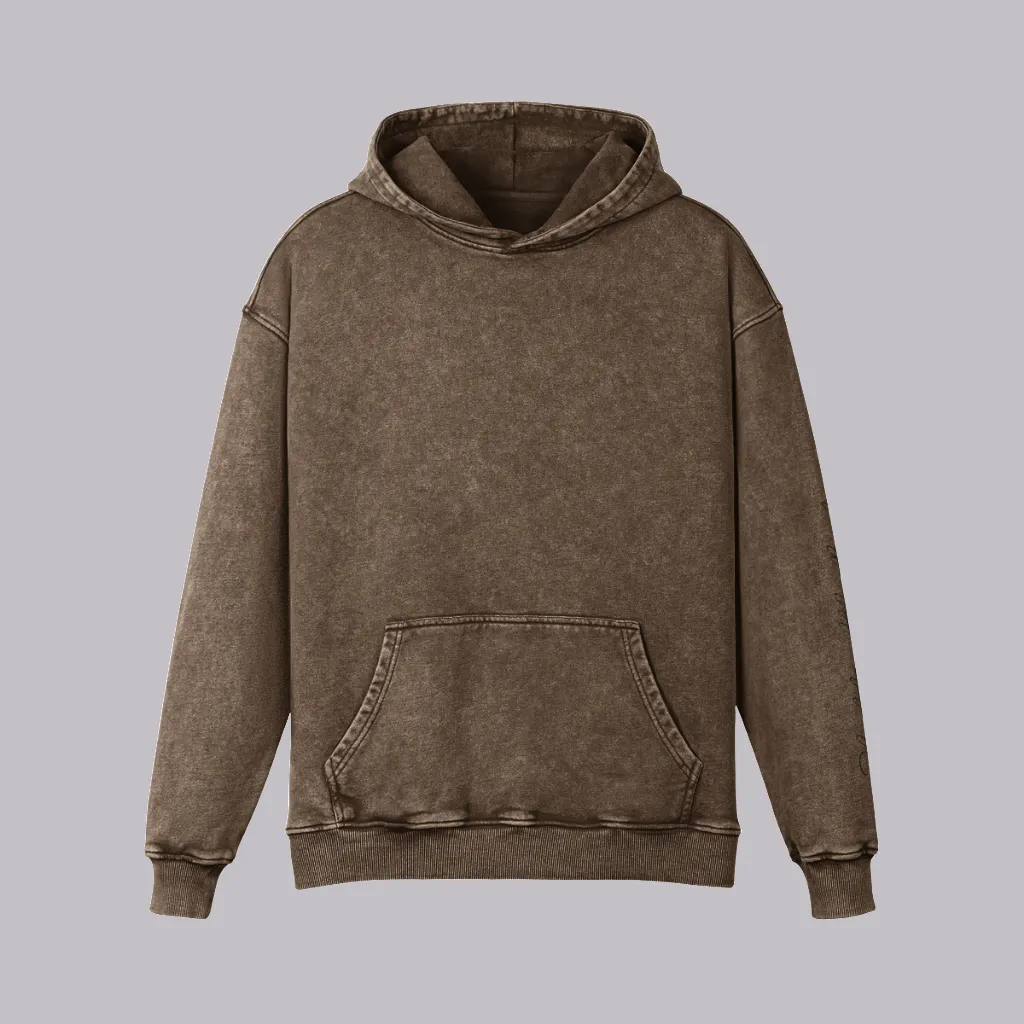 Hoodies freya back print washed style