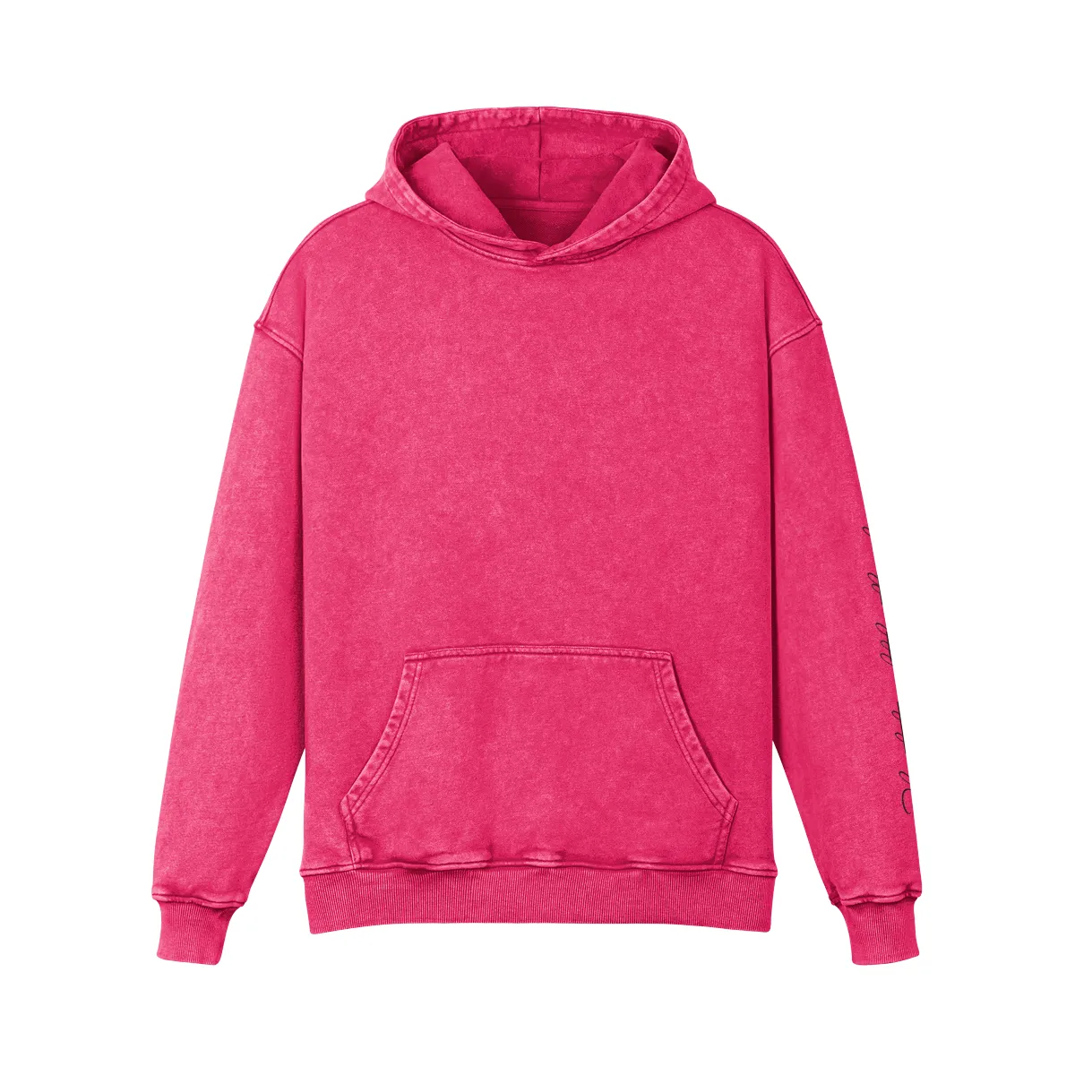 Hoodies freya back print washed style