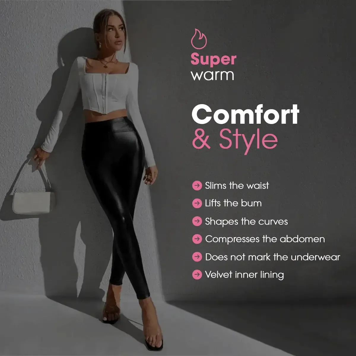 Legora® Women's Leather Trousers (Buy 1, Get 1 Free)