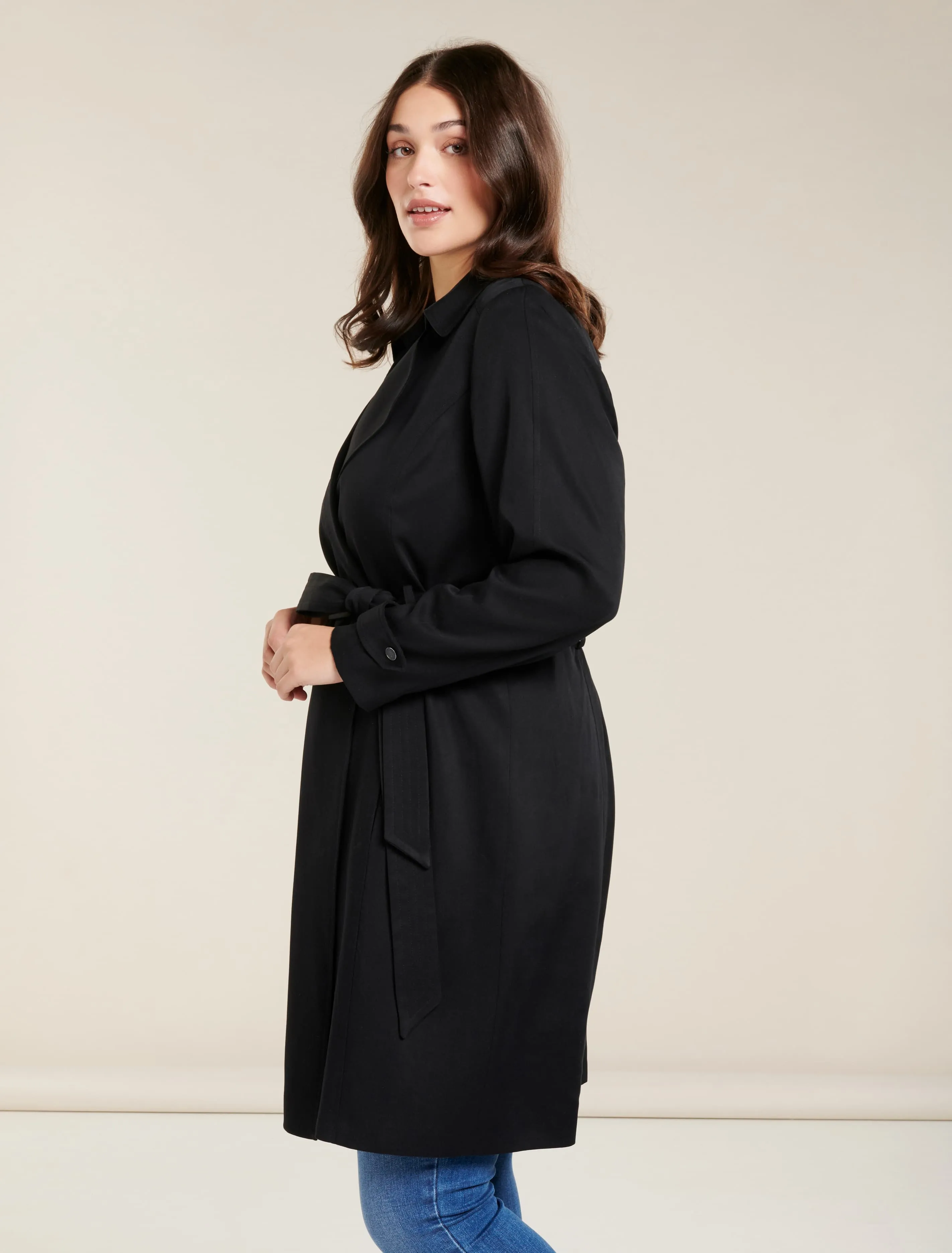 Lettie Soft Curve Trench Jacket