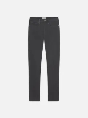 L'Homme Slim Brushed Twill -- Slate Gray