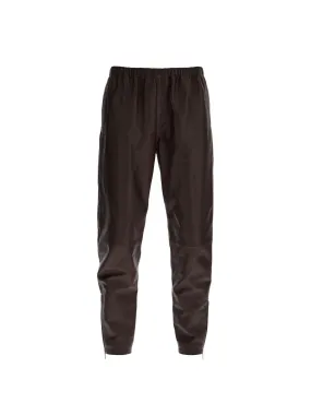 Linfold Leather Trousers