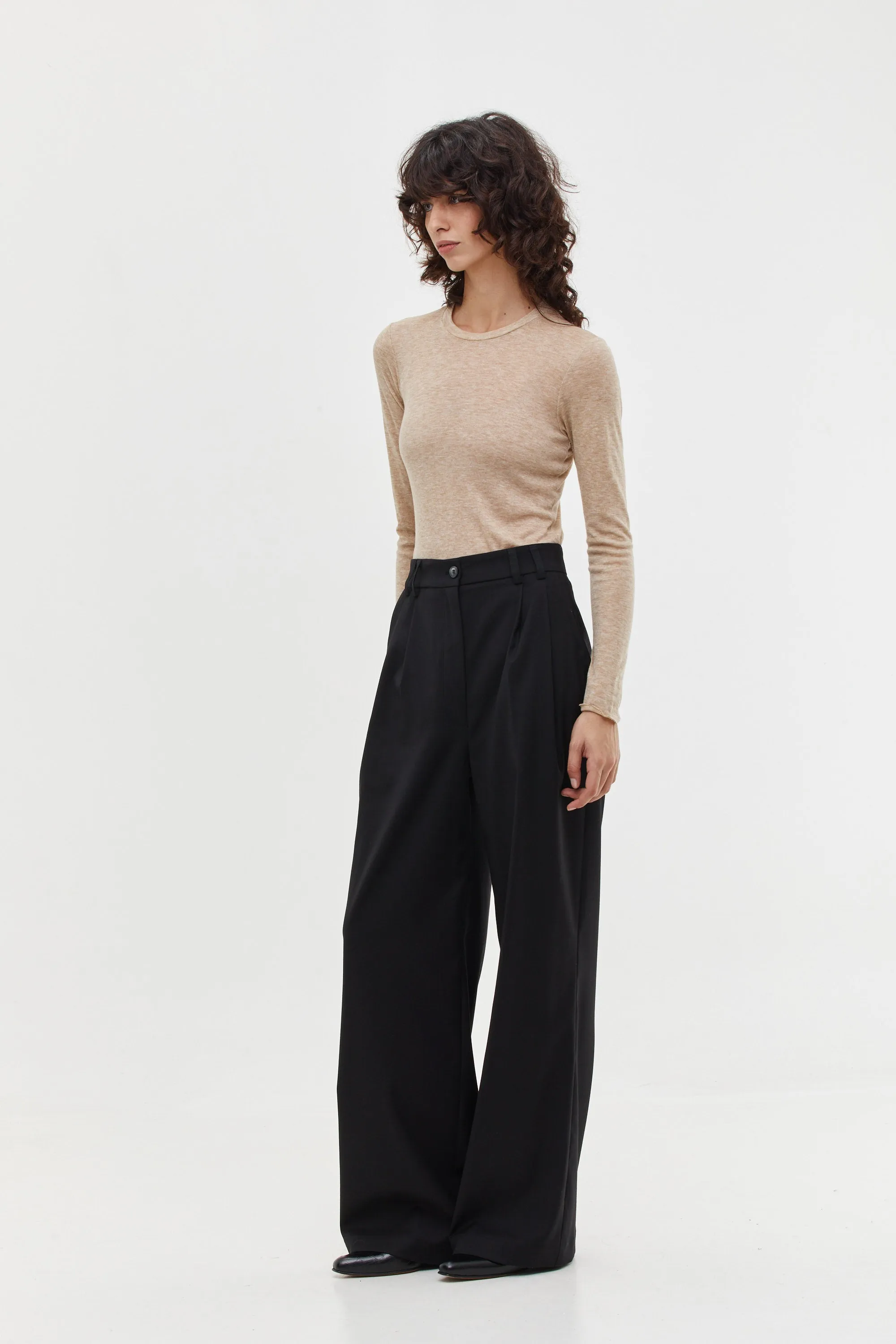 Luca Tailored Pants Black