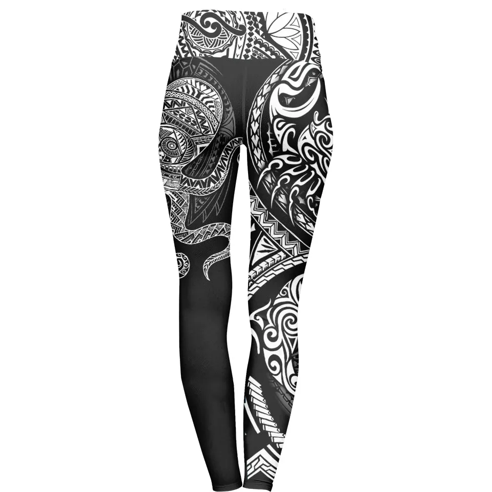 Mariana High Waisted Leggings - Sea Edition