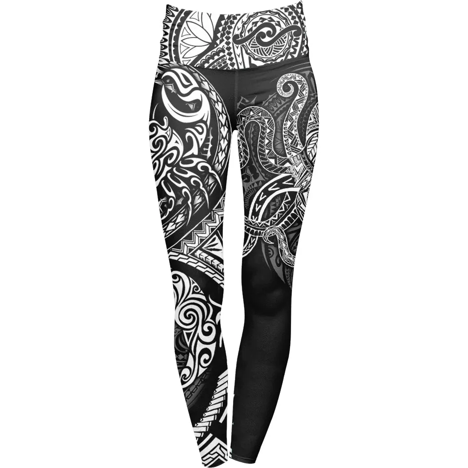 Mariana High Waisted Leggings - Sea Edition