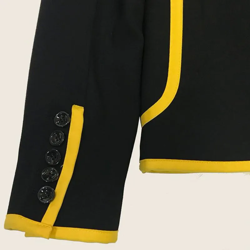 Men's Blazer With Embroidered Tiger Head