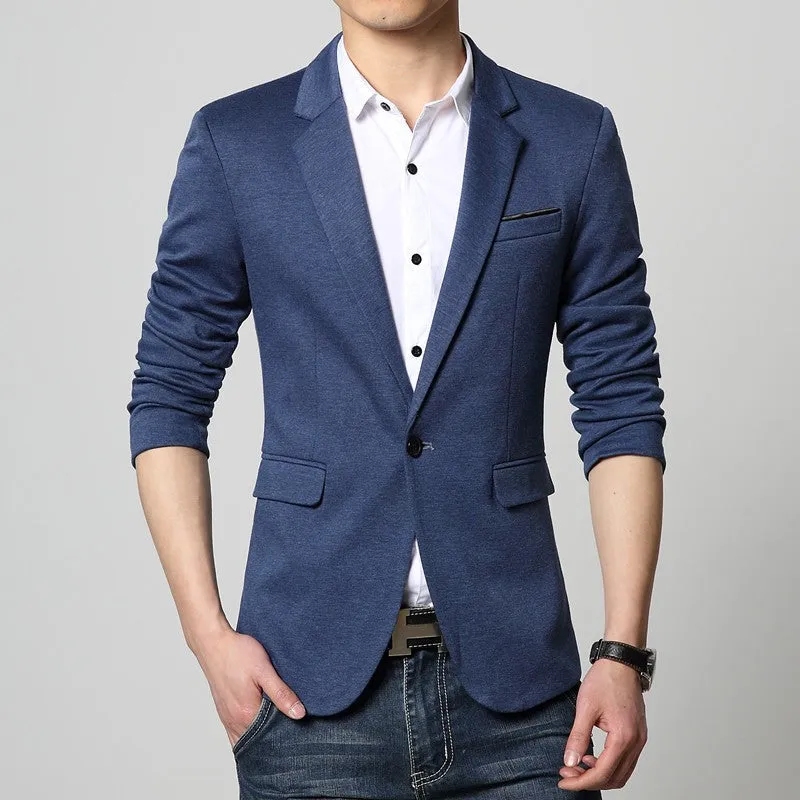 Men's Casual Cotton Blazer