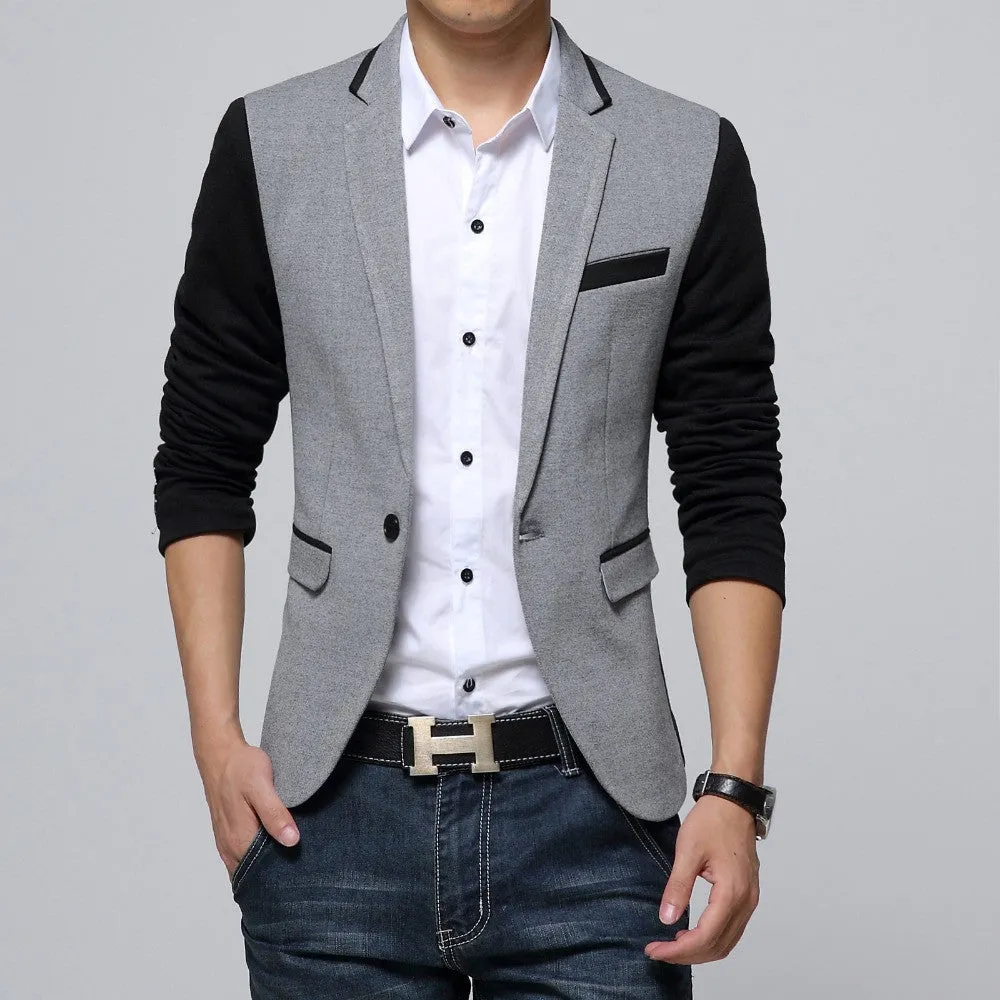 Men's Casual Cotton Blazer