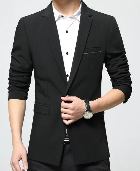 Men's Casual Cotton Blazer