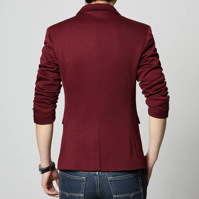 Men's Casual Cotton Blazer