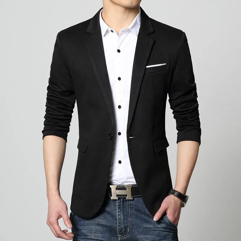 Men's Casual Cotton Blazer