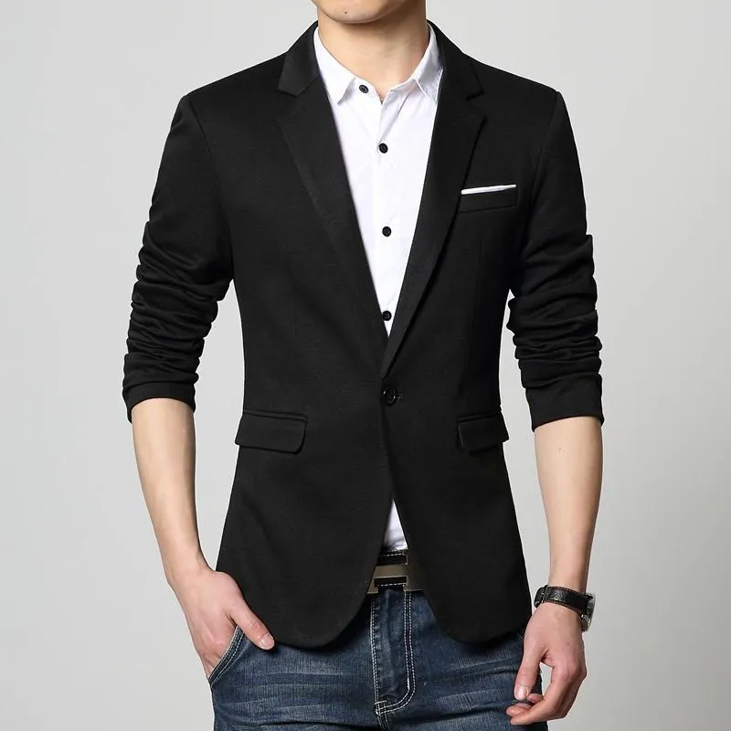 Men's Casual Cotton Blazer