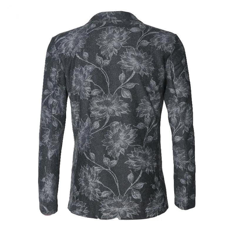 Men's Casual Printed Blazer