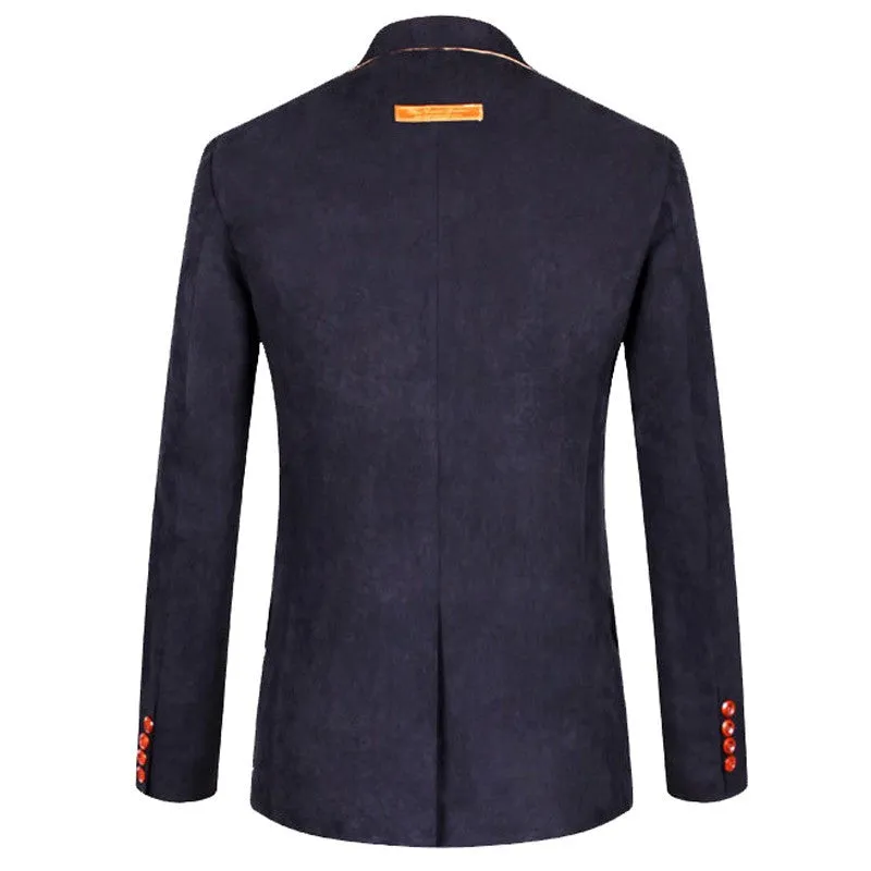 Men's Single Breasted Slim Casual Solid Blazer