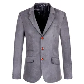 Men's Single Breasted Slim Casual Solid Blazer