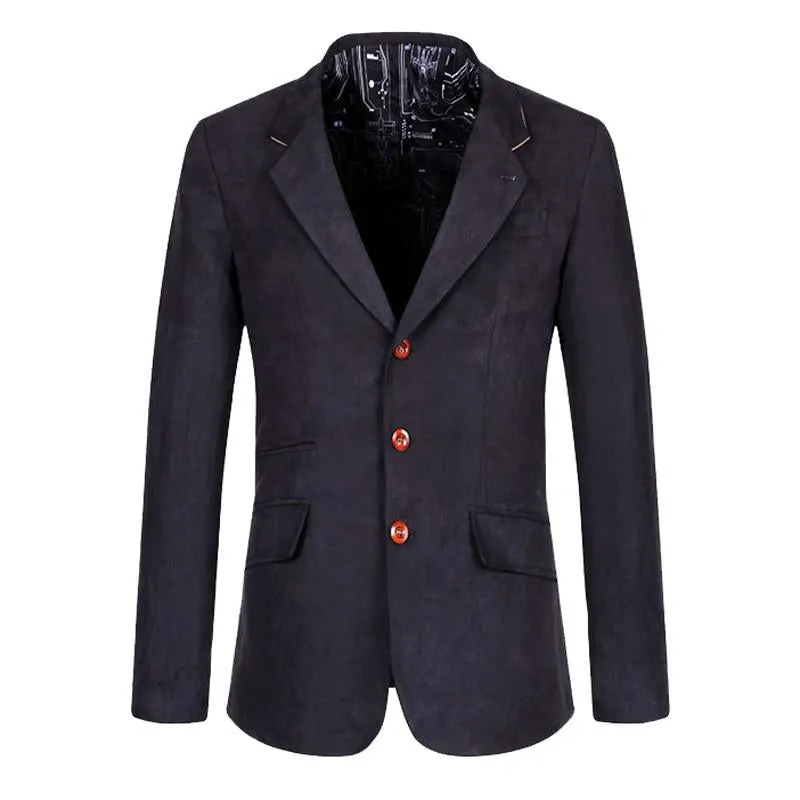 Men's Single Breasted Slim Casual Solid Blazer