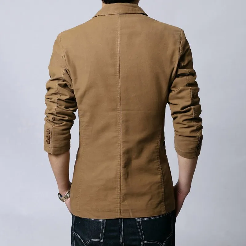 Men's Spring/Autumn Casual Single-Breasted Blazer