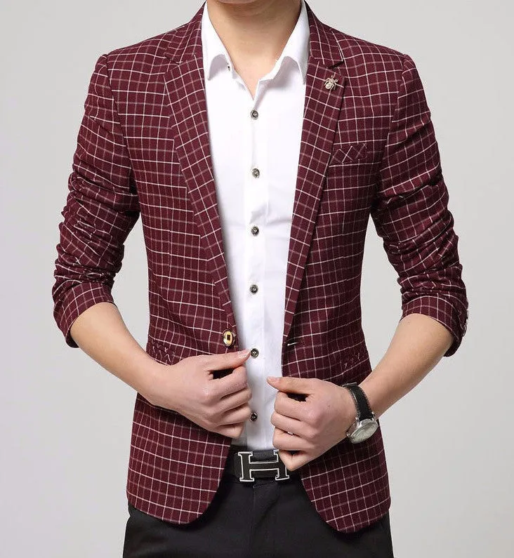 Men's Summer Luxury Business Casual Blazer