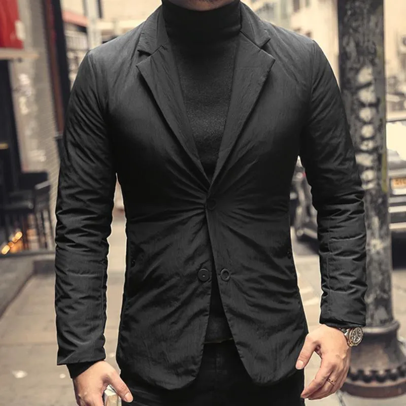 Men's Winter Casual Single Breasted Blazer