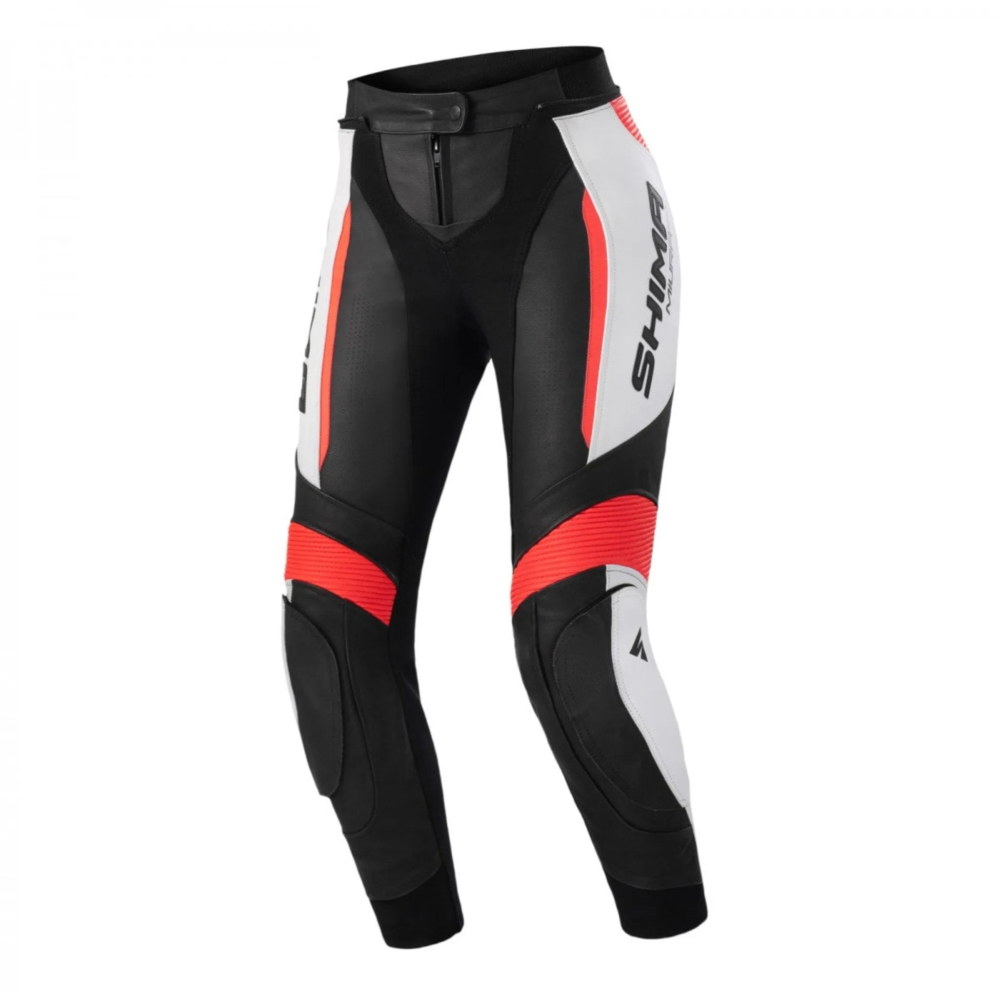 MIURA 2.0 Red Fluo - Women's Motorcycle Leather Pants