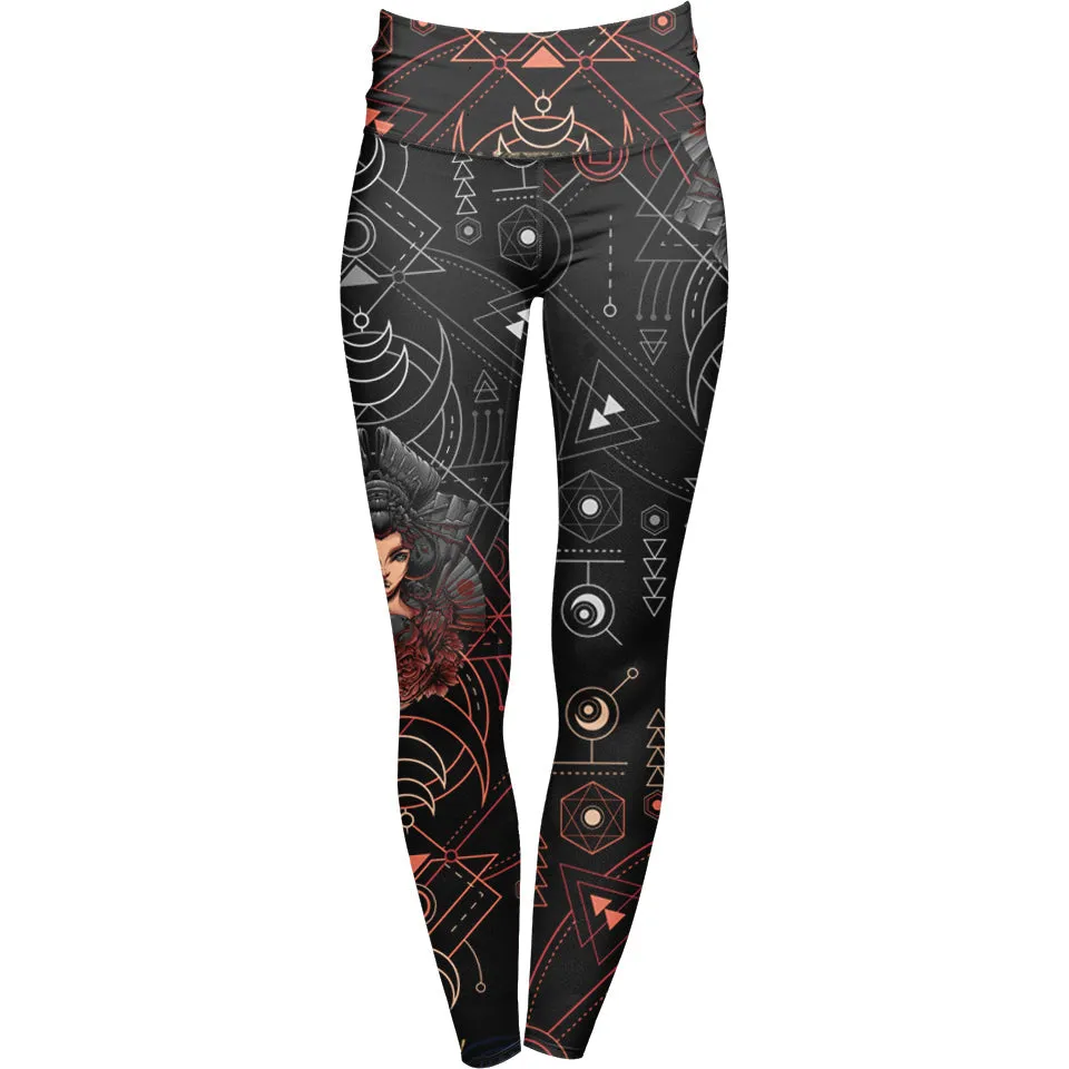 Neo Geisha High Waisted Leggings