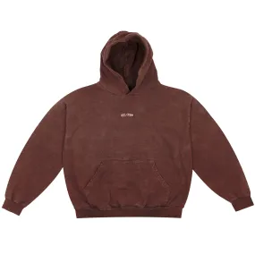 OVERSIZED LUX "SIMPLE" HOODIE - BROWN