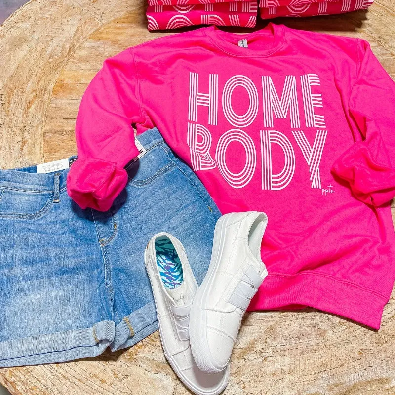 Pink Lines Comfortable Homebody Sweatshirt