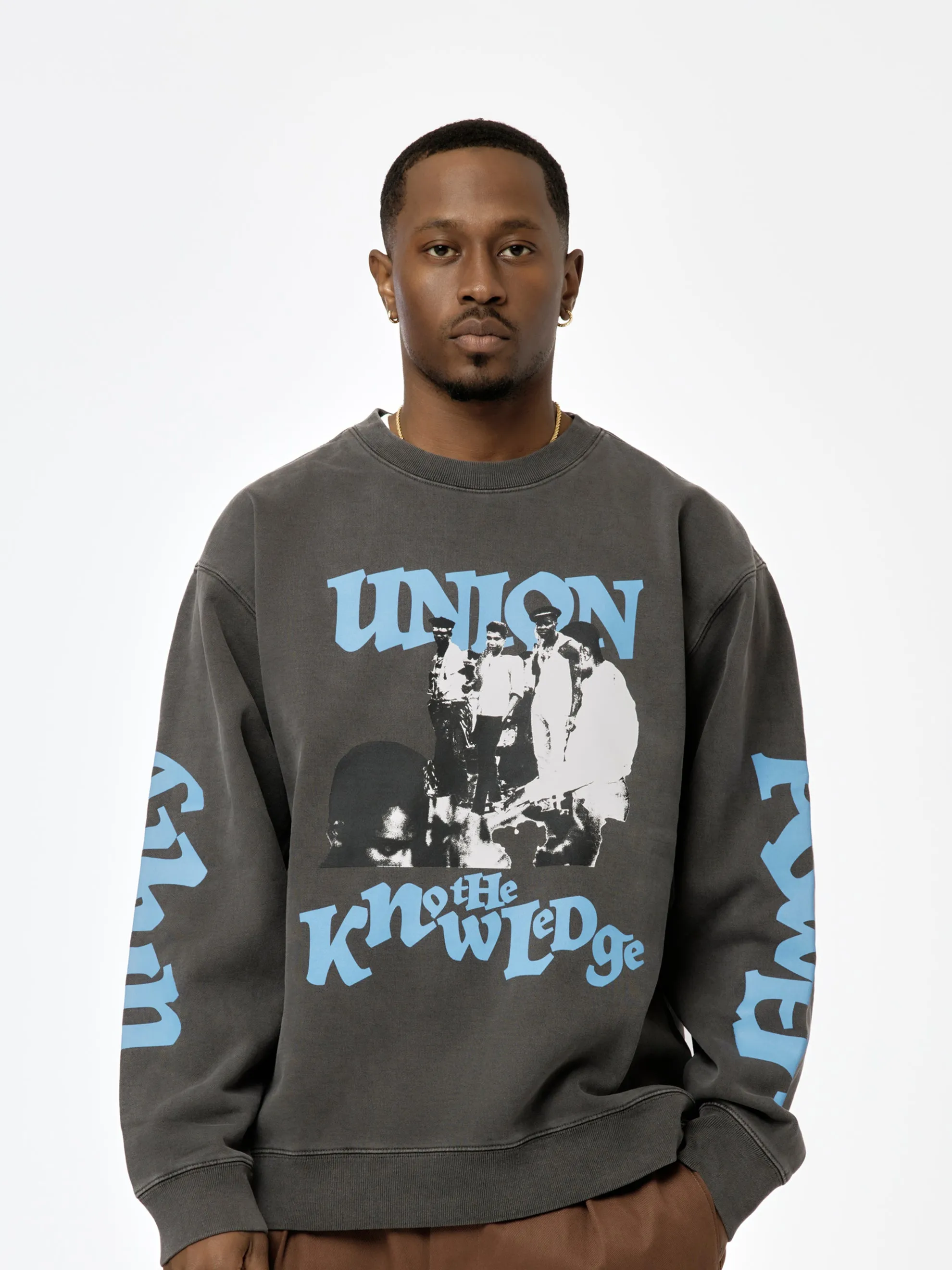 Power & Unity Crewneck (Vintage Black)