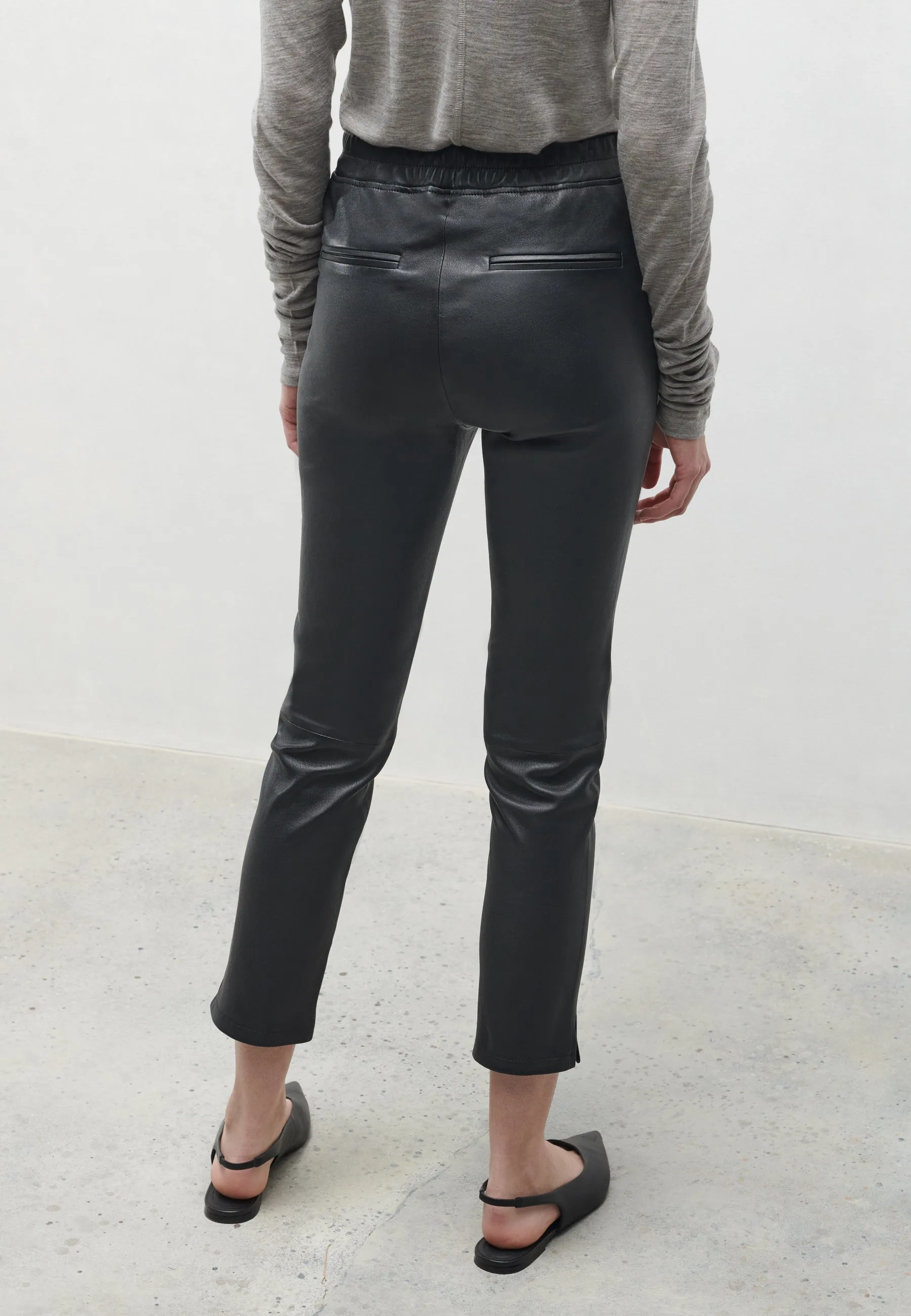 PROVENCE | Leather chino legging